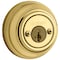 Kwikset Kwikset SmartKey Polished Brass Metal Deadbolt 99850-071 - alternate 3
